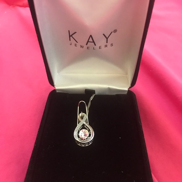Kay Jewelers Jewelry - Silver Diamond Infinite Necklace